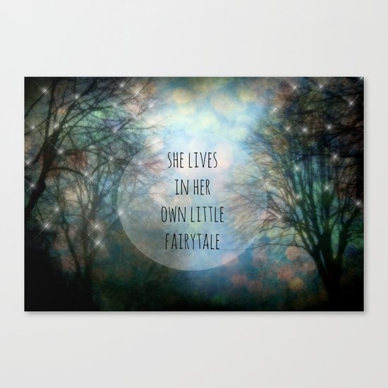 Her Own Fairytale Canvas Print