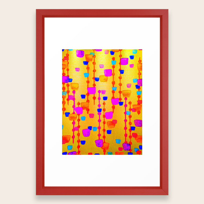 Polka Dot Matrix Bright Bold Cheerful Dotty Geometric Squares