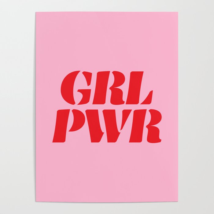 Girl Power GRL PWR Poster