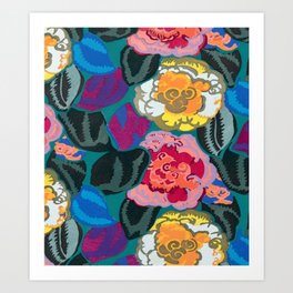 Floral Design, Studio Decor Idea, Living Room Decorating Ideas Art Print