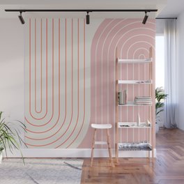Two Tone Line Curvature XIX Wall Mural