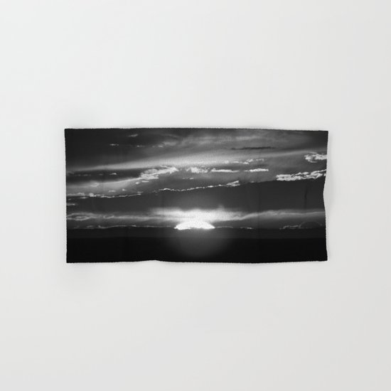 Black and White Delight Hand & Bath Towel