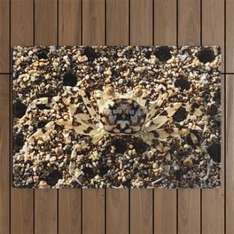 Crab of Sand on Sand Outdoor Rug