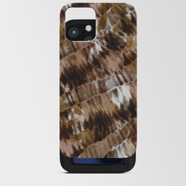 Brown Tie Dye iPhone Card Case