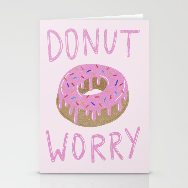 Donut Worry Stationery Cards