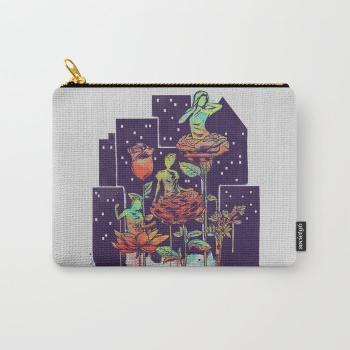 City of Flower Carry-All Pouch