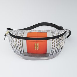 Parker Palm Springs Orange Doors with Palm Tree Shadow Fanny Pack