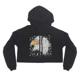 Eagle watercolor sketch Hoody