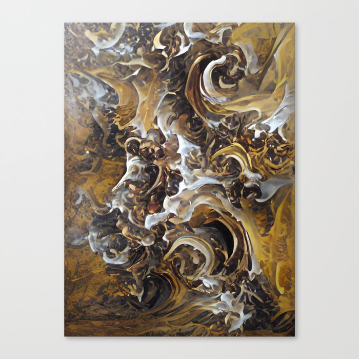 Marble Storm Canvas Print