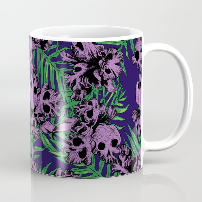 Orchid Skulls Coffee Mug