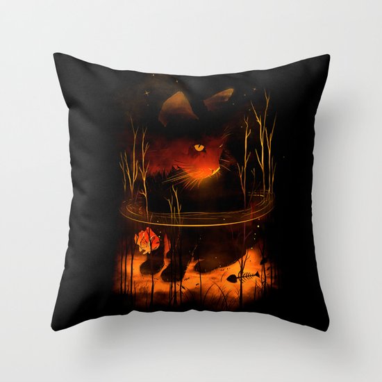 Catfish Throw Pillow