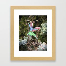 Blue Fairy Dancer Framed Art Print