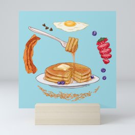 Pancake Mandala Mini Art Print