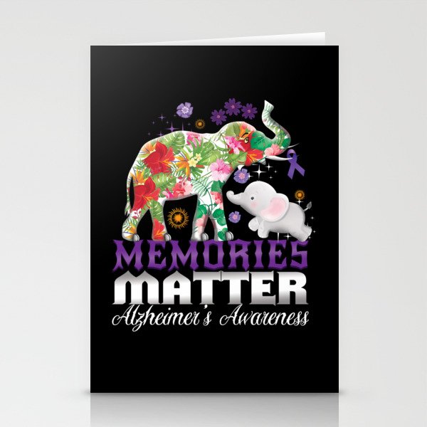 Memories Alzheimer Alzheimer's Awareness Stationery Cards