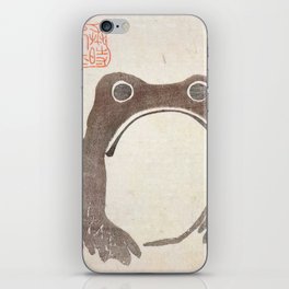 Matsumoto Hoji Grumpy Frog (1814) iPhone Skin