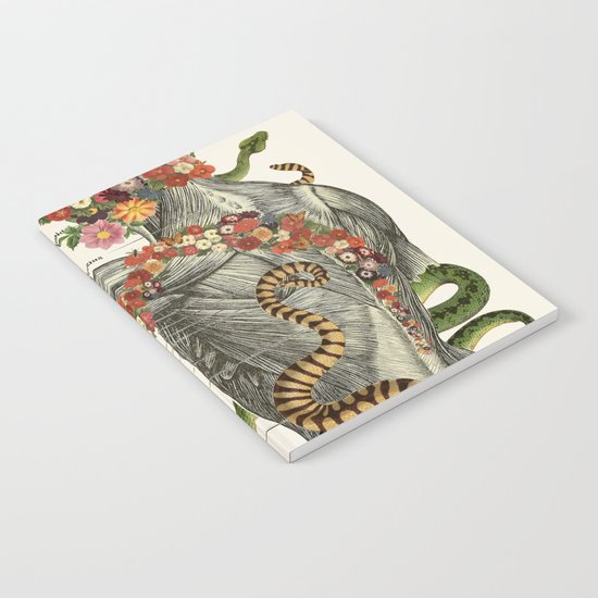 Serpens - Anatomical collage art by bedelgeuse Notebook