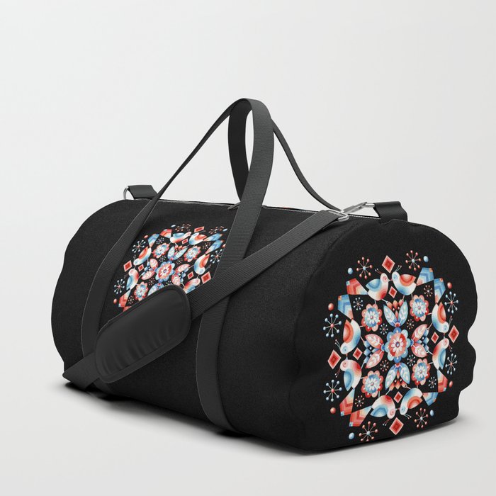 Folkloric Ombre Lovebirds Duffle Bag