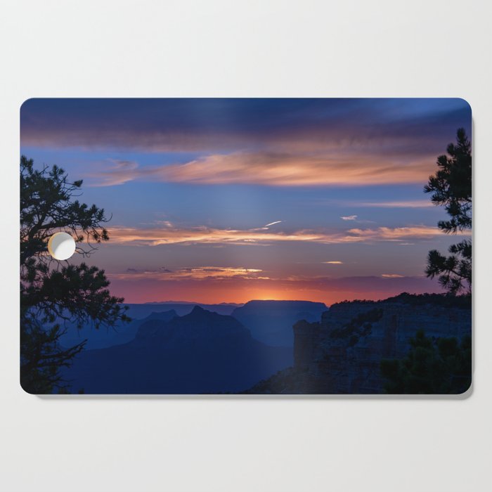 Colorful Sunset - North Rim, Grand Canyon, Arizona Cutting Board
