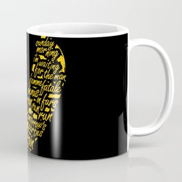 Velvet Underground & Nico Album Typographic Illustration Coffee Mug