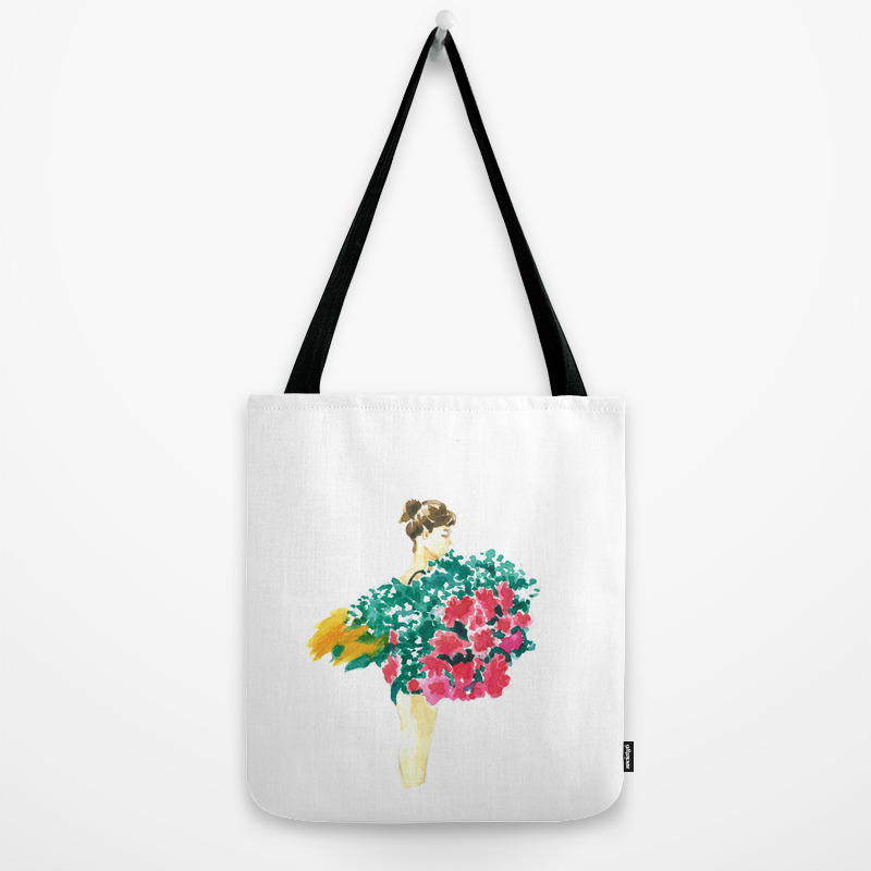 flower girl tote bags