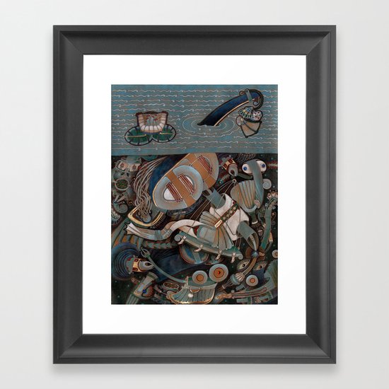 Clear Water Framed Art Print