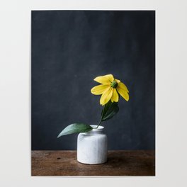 Fine-art photography | still life | yellow flowers | photo print Poster