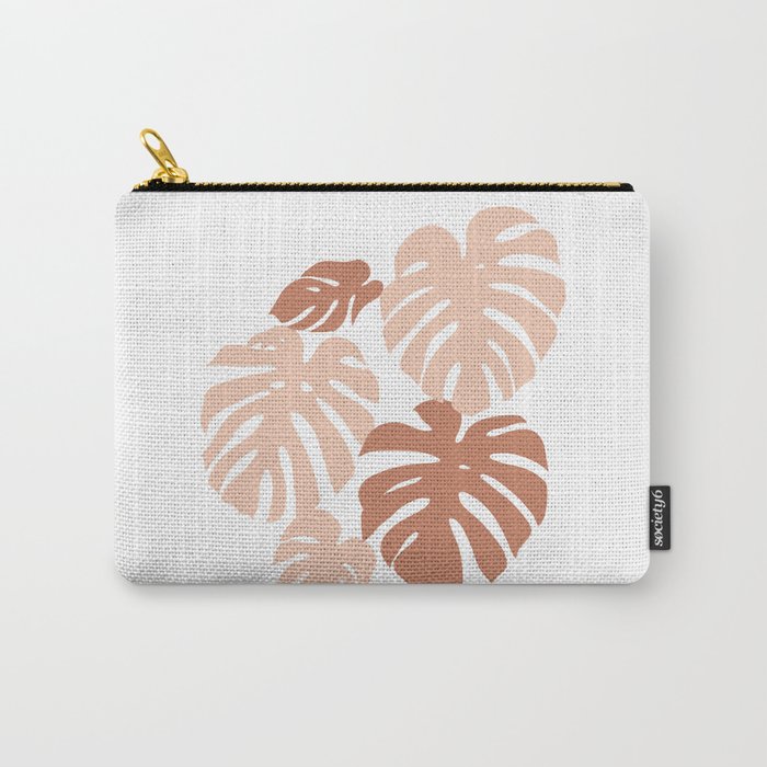 Monstera leaves artwork - Dora Carry-All Pouch
