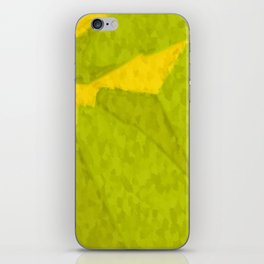 Yellow Green iPhone Skin