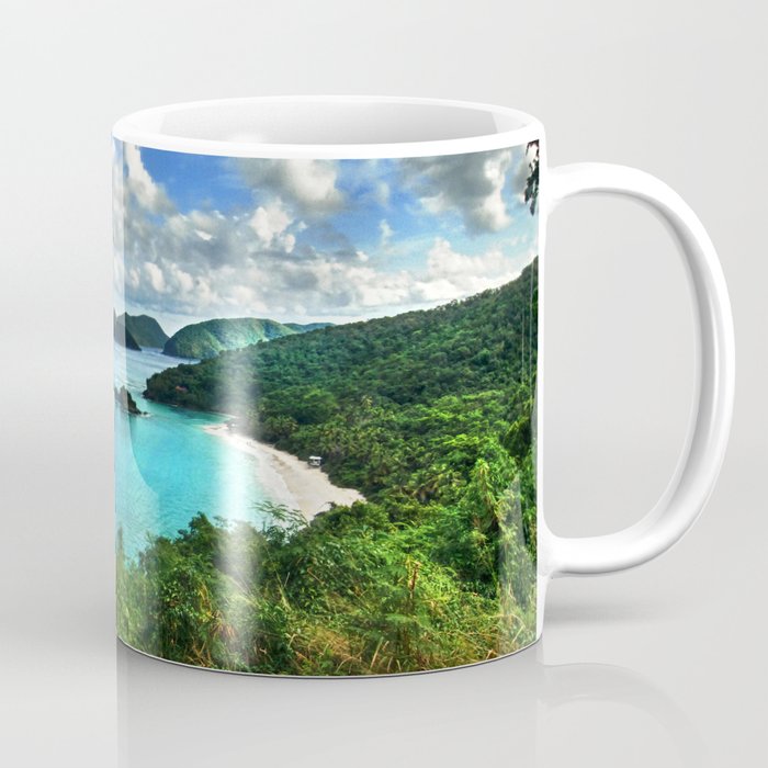 Caribbean Beach Trunk Bay, St. John Coffee Mug