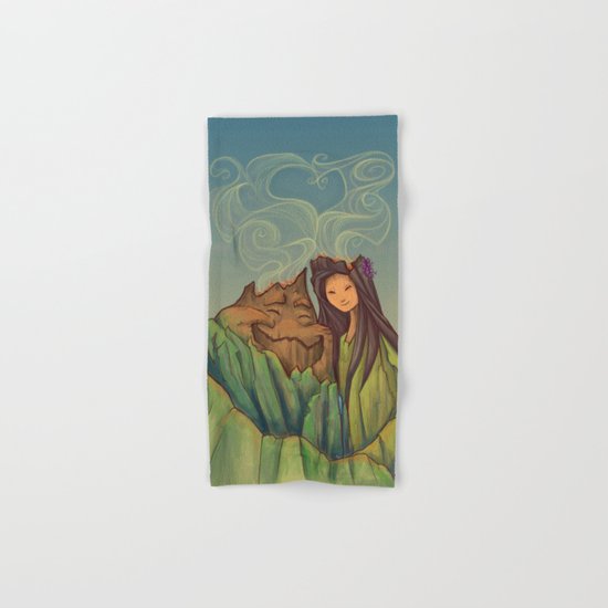 Volcano Love Hand & Bath Towel