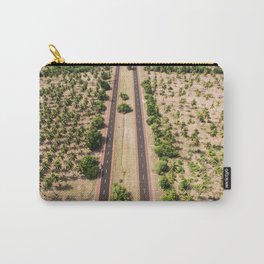 Desert Road Carry-All Pouch | Nature, Greentree, Color, Vert, Photo, Best, Road, Line, Desert, Route 