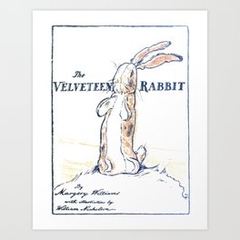 Velveteen Rabbit Art Print
