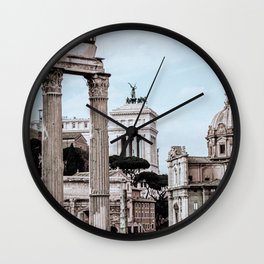 The old city of Rome | Fine Art Travel Photography Wall Clock