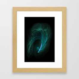 Designer feather Framed Art Print