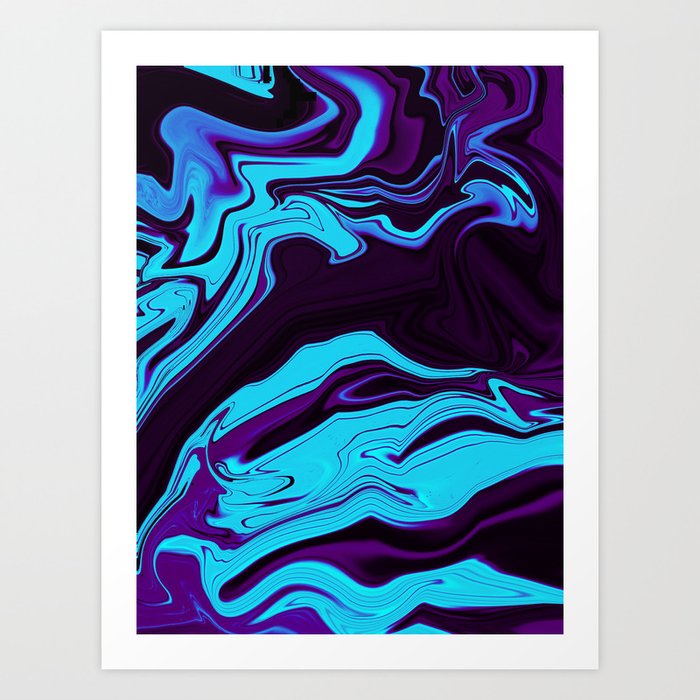 Abstract Liquids 61 Art Print By Snisovik