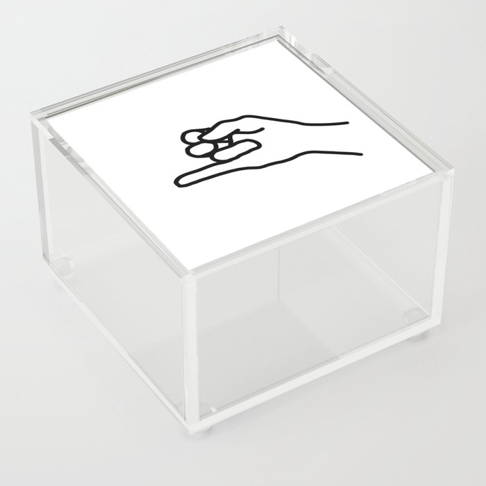 Mudra of the Great Hand (Third Eye Chakra) Acrylic Box