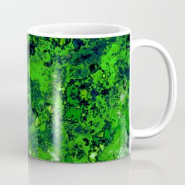 Green glass fragments Mug