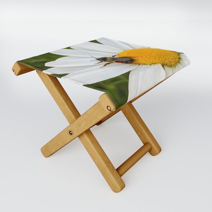 Busy As A Bee: Left Of Centre Folding Stool