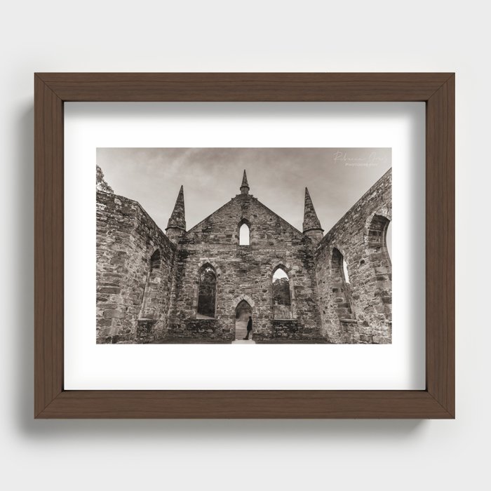 Port Arthur Church Recessed Framed Print