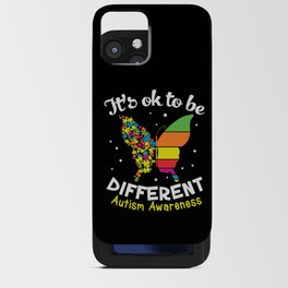 It's OK To Be Different Autism Awareness iPhone Card Case