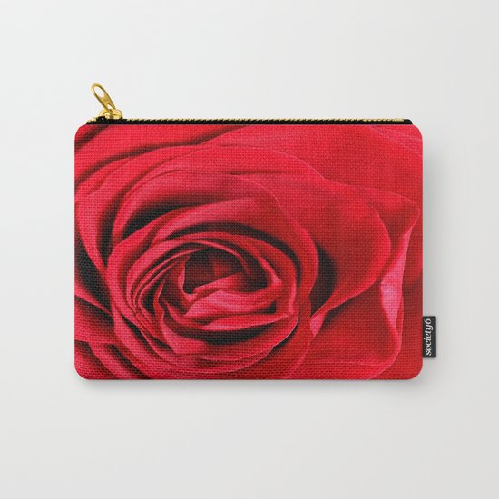Red Rose Carry-All Pouch