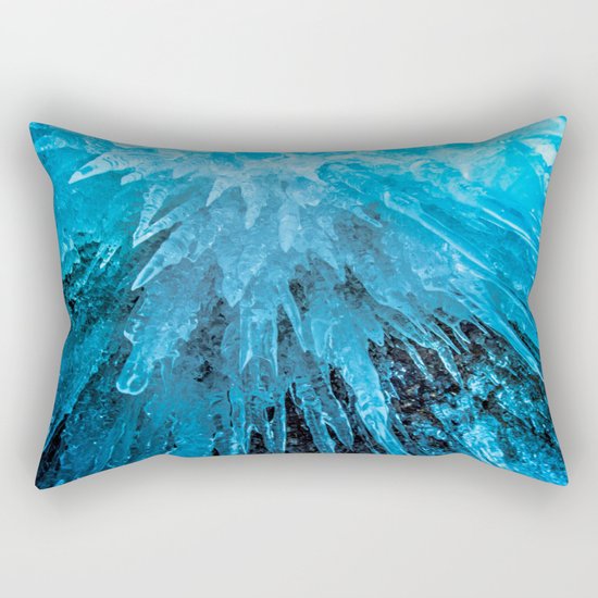 Ice Stalactites Rectangular Pillow
