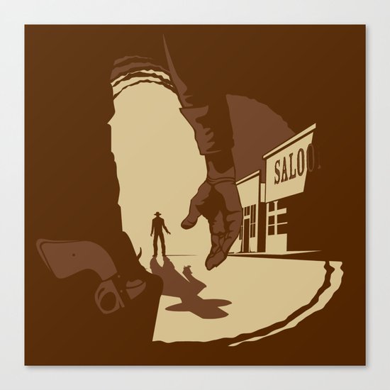 Showdown Canvas Print