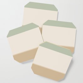 Contemporary Color Block LII Coaster