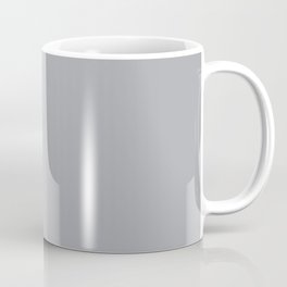 Metallic Silver - solid color Coffee Mug | Colour, Cool, Makeitcolorful, Metallicsilver, Cute, Minimal, Pretty, Beautiful, Pattern, Trendy 