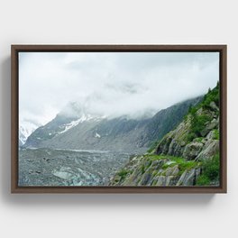 French Alps Framed Canvas