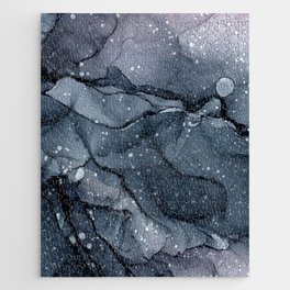 Blush and Gray Flow Abstract 1 Jigsaw Puzzle