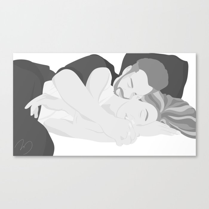 I've Been Wasting All These Nights Trying To Keep You Off My Mind Canvas Print