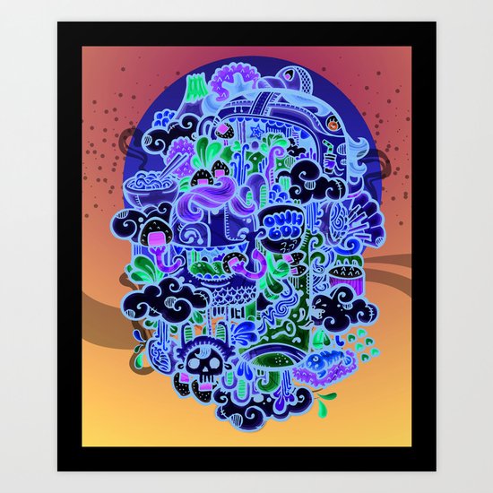 Midnignt Hunger Art Print