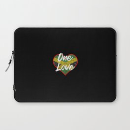 Jamaica heart true love Jamaicans Laptop Sleeve